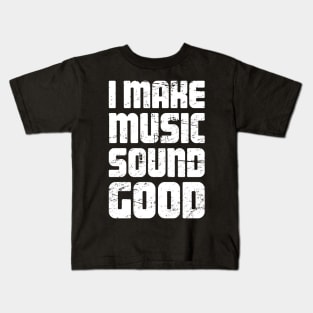 Gift For Music Producer / Mastering Engineer Kids T-Shirt